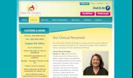 
							         Our Clinical Personnel | Chapel Hill Pediatrics								  
							    