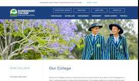 
							         Our College | Rivermount								  
							    