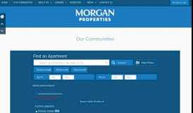 
							         Our Communities - Morgan Properties								  
							    