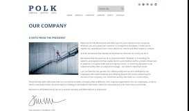 
							         Our Company | Polk Mechanical CompanyPOLK Mechanical								  
							    