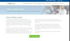 
							         Our Company | WRS Health | EHR - Electronic Medical Record								  
							    