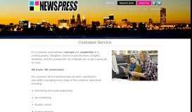 
							         Our Customer Service : Web Offset Printing : Buffalo Newspress, Inc.								  
							    