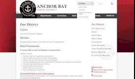 
							         Our District - Home - Anchor Bay School District								  
							    