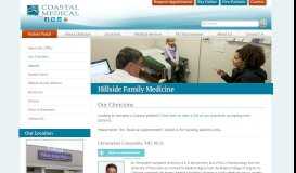 
							         Our Doctors | Hillside Family Medicine | Coastal Medical of Rhode Island								  
							    