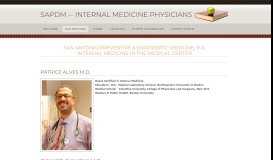 
							         Our Doctors - SAPDM -- Internal Medicine Physicians								  
							    