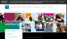 
							         Our employee wellbeing - What we do | Bupa								  
							    