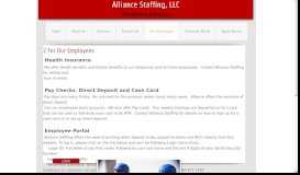 
							         Our Employees - Alliance Staffing, LLC								  
							    