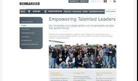
							         Our Employees - Bombardier								  
							    