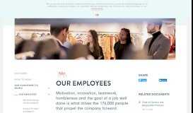 
							         Our employees - inditex.com								  
							    