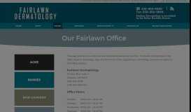 
							         Our Fairlawn Office - Fairlawn Dermatologist - Fairlawn Dermatology ...								  
							    