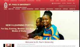 
							         Our History | About Us| St. Paul's University								  
							    