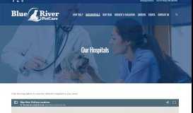 
							         Our Hospitals – Blue River Pet Care								  
							    
