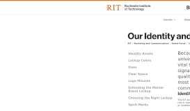 
							         Our Identity | Brand Elements | Brand Portal | Rochester Institute of ...								  
							    