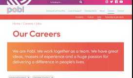 
							         Our Jobs - Pobl Group								  
							    