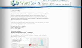 
							         Our Location | Contact Sylvan Lakes Family Physician | Sylvan Lakes								  
							    