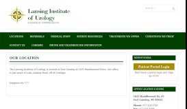 
							         Our Location – Lansing Institute of Urology								  
							    