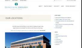 
							         OUR LOCATIONS - Brandywine Urology Consultants								  
							    