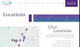 
							         Our Locations | Elica Health Centers								  
							    