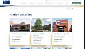 
							         Our Locations | Marion General Hospital								  
							    