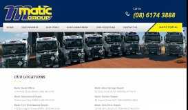 
							         Our Locations - Matic Group | Specialised Transport, Logistics ...								  
							    