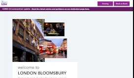 
							         Our London Bloomsbury Campus | The University of Law								  
							    
