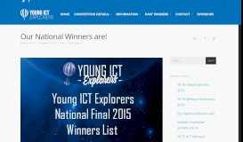 
							         Our National Winners are! | Young ICT Explorers								  
							    