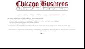 
							         Our New Intranet — Chicago Business								  
							    