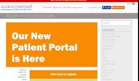 
							         Our New Patient Portal is Here! - Emerald Coast - Allergy Partners								  
							    