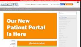 
							         Our New Patient Portal is Here! - Pinehurst - Allergy Partners								  
							    