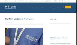 
							         Our New Website is Now Live | STERIS IMS EMEA								  
							    