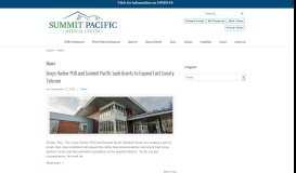
							         Our new website! – Summit Pacific Medical Center								  
							    