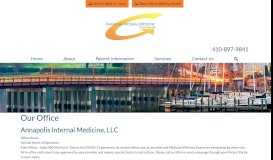 
							         Our Office - Annapolis Internal Medicine								  
							    