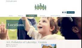 
							         Our Office in Woodbridge, VA | ALL Pediatrics of Lakeridge								  
							    