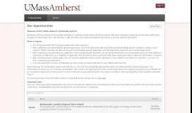 
							         Our Opportunities - University of Massachusetts Amherst Scholarships								  
							    