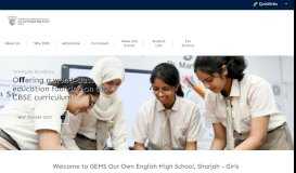 
							         Our Own English High School - Sharjah								  
							    