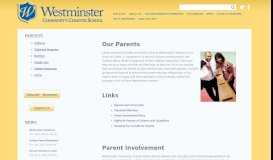 
							         Our Parents | Westminster Community Charter School								  
							    