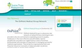 
							         Our Partners - Lone Tree Pediatrics								  
							    