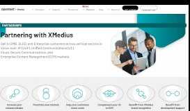 
							         Our Partners | XMedius Online Fax and Communications Expertise								  
							    