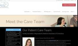 
							         Our Patient Care Team | RMACT								  
							    