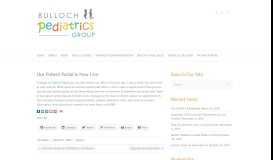 
							         Our Patient Portal is Now Live - Bulloch Pediatrics								  
							    