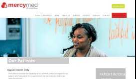 
							         Our Patients - MercyMed								  
							    