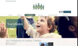 
							         Our Pediatric Office in Lorton, VA | ALL Pediatrics of Lorton								  
							    