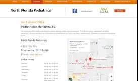 
							         Our Pediatric Office - Marianna, FL Pediatrician - North Florida Pediatrics								  
							    