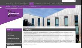 
							         Our People - About - Royal Veterinary College, RVC								  
							    