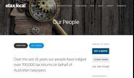 
							         Our People | Etax Local								  
							    