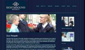 
							         Our People | Sight & Sound Security								  
							    