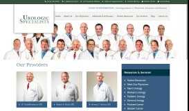 
							         Our Physicians | Board Certified Urologist at Urologic Specialists ...								  
							    