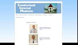 
							         Our Physicians - Cumberland Internal Medicine								  
							    