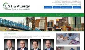 
							         Our Physicians * ENT & Allergy Specialists * Ft Thomas Kentucky ...								  
							    