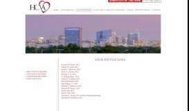 
							         OUR PHYSICIANS | Houston Cardiovascular Associates								  
							    